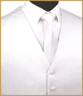 Satin Vest White