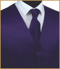 Satin Vest Purple