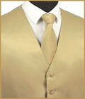 Satin Vest Beige