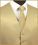 Satin Vest Beige