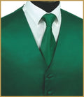 Satin Vest Emerald
