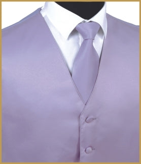 Satin Vest Lavender