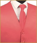 Satin Vest Coral
