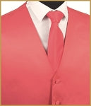 Satin Vest Coral