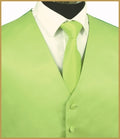 Satin Vest Mint Green