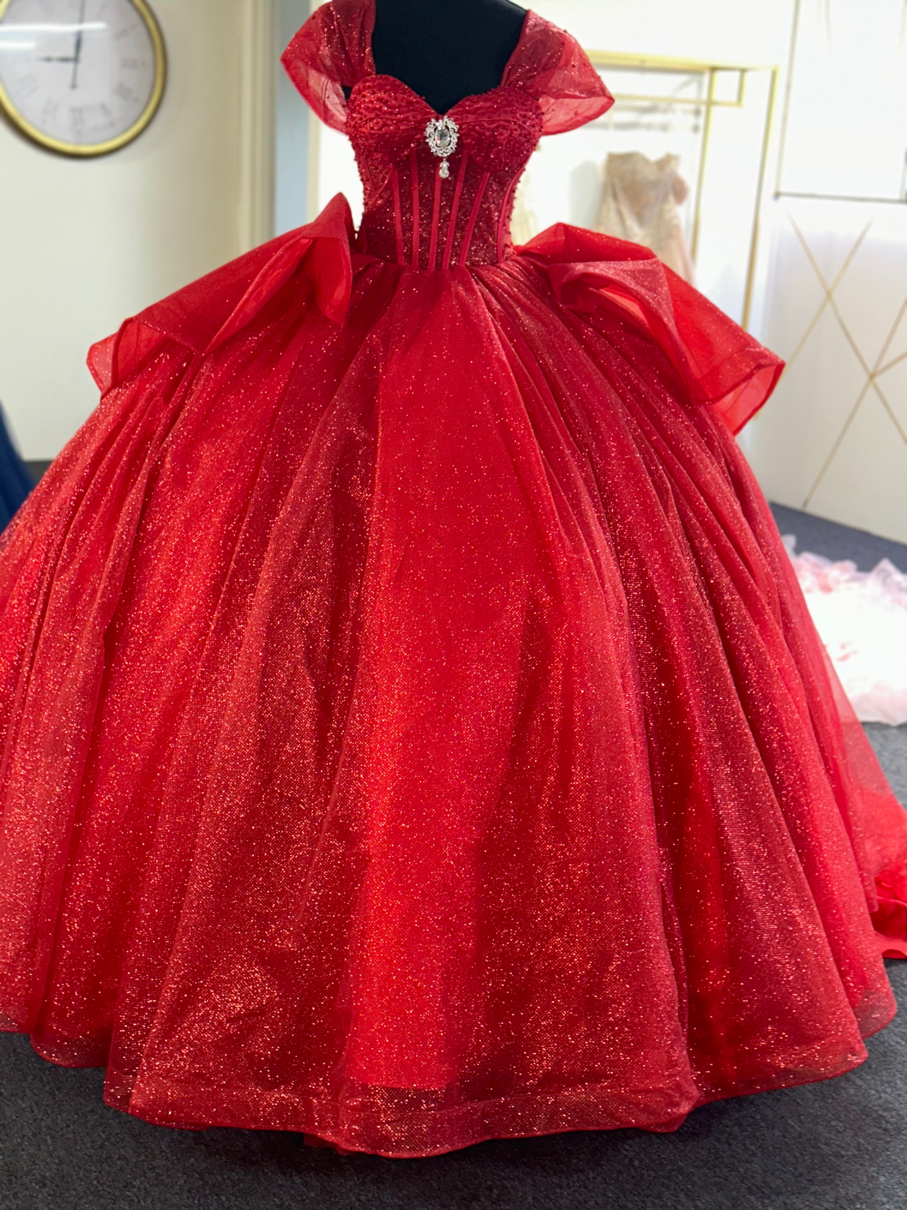 Red dress