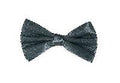 Silk Satin Bowtie Charcoal