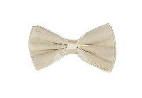 Silk Satin Bowtie Cream