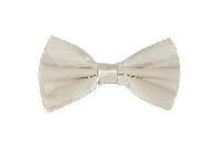 Silk Satin Bowtie Ivory