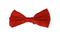 Silk Satin Bowtie Red