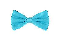 Silk Satin Bowtie Turquoise