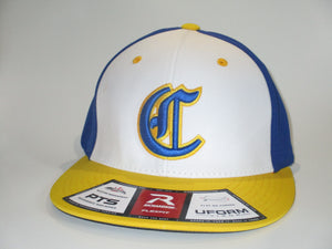 Yellow and Blue Letter C Hat